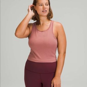 Lululemon Ebb To Street Racerback Crop Tank Top